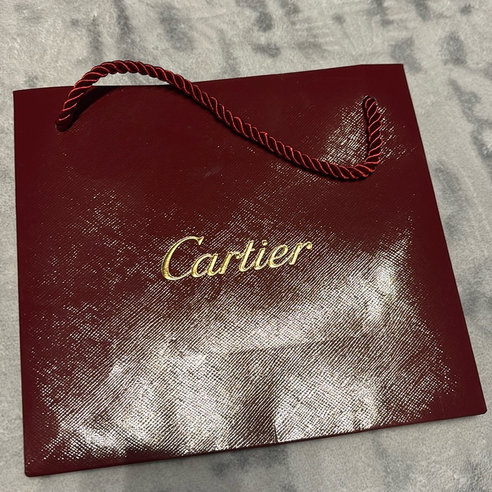 Cartier shopping bag